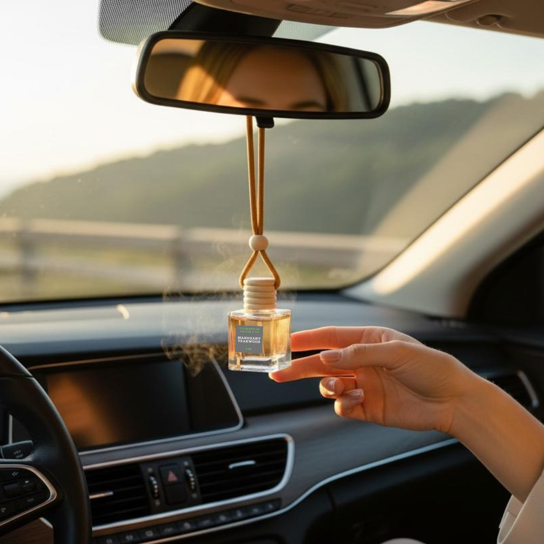 Car Air Hanging Fragrance Oil 2 Pack, Auto Freshener, Essential Oil Diffuser for Cars, Long Lasting Aroma Women Gift, Made in USA, Odors Eliminator, Interior Decor 8 ML