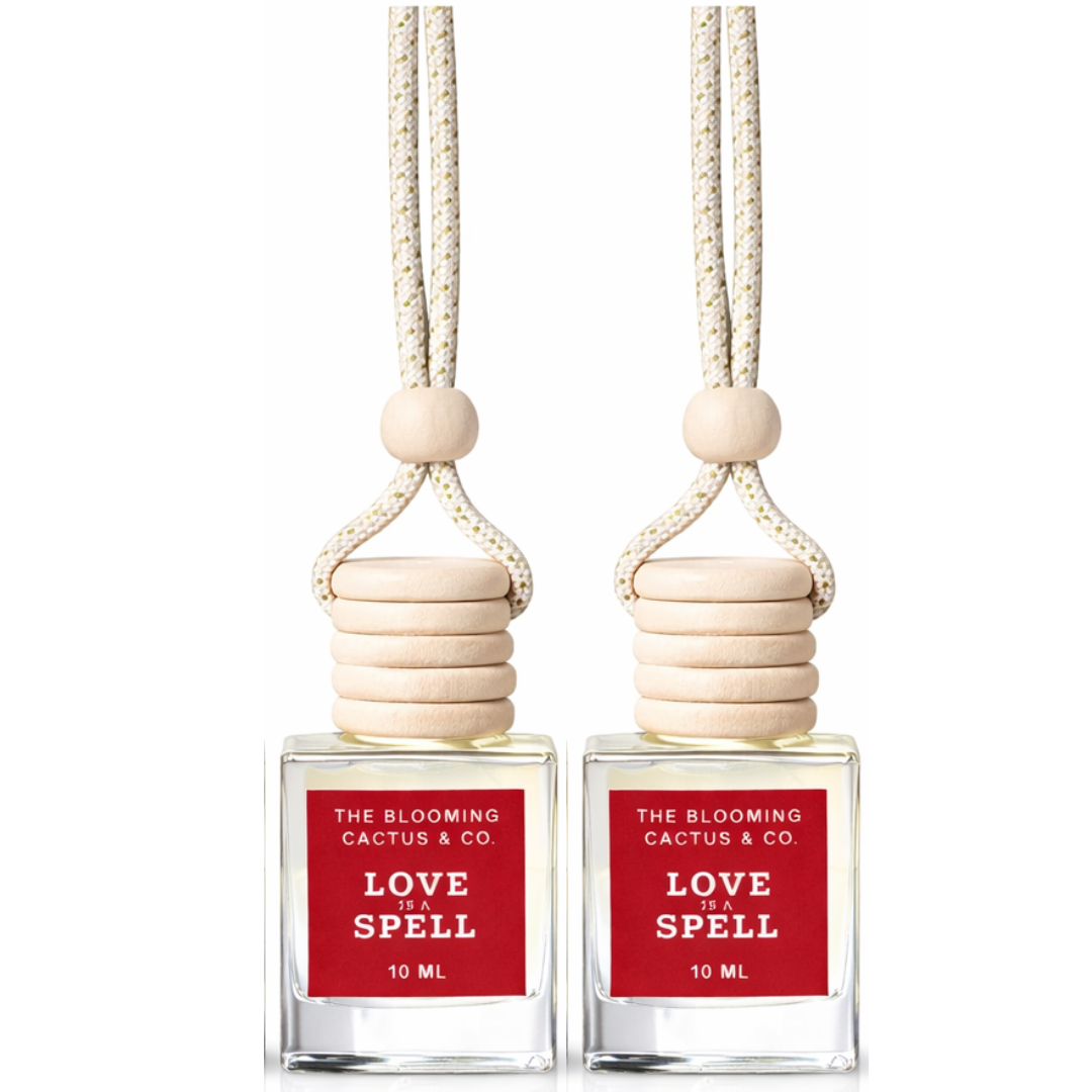2 Pack Long Lasting Car Air Freshener, Hanging Fresh Aroma Diffuser, Natural Essential Oil Fragrance - Odor Remover, Auto Interior Decor, Made in USA 10 ML