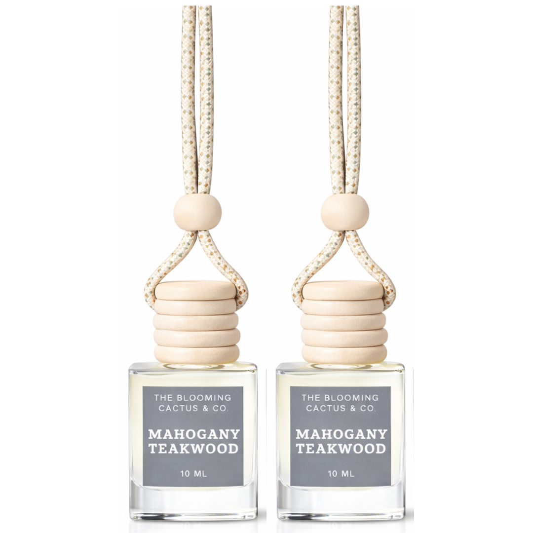 2 Pack Long Lasting Car Air Freshener, Hanging Fresh Aroma Diffuser, Natural Essential Oil Fragrance - Odor Remover, Auto Interior Decor, Made in USA 10 ML