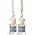 Car Air Hanging Fragrance Oil 2 Pack, Auto Freshener, Essential Oil Diffuser for Cars, Long Lasting Aroma Women Gift, Made in USA, Odors Eliminator, Interior Decor 8 ML