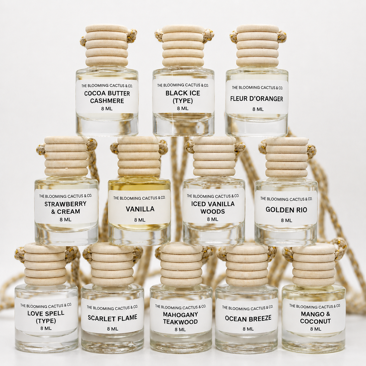 12 Pack Hanging Car Air Fresheners – Assorted Scents, Long Lasting Oil Diffuser