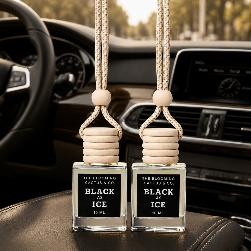 2 Pack Long Lasting Car Air Freshener, Hanging Fresh Aroma Diffuser, Natural Essential Oil Fragrance - Odor Remover, Auto Interior Decor, Made in USA 10 ML