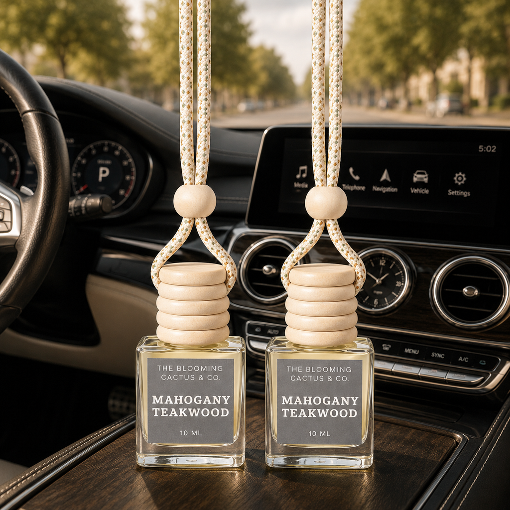 2 Pack Long Lasting Car Air Freshener, Hanging Fresh Aroma Diffuser, Natural Essential Oil Fragrance - Odor Remover, Auto Interior Decor, Made in USA 10 ML