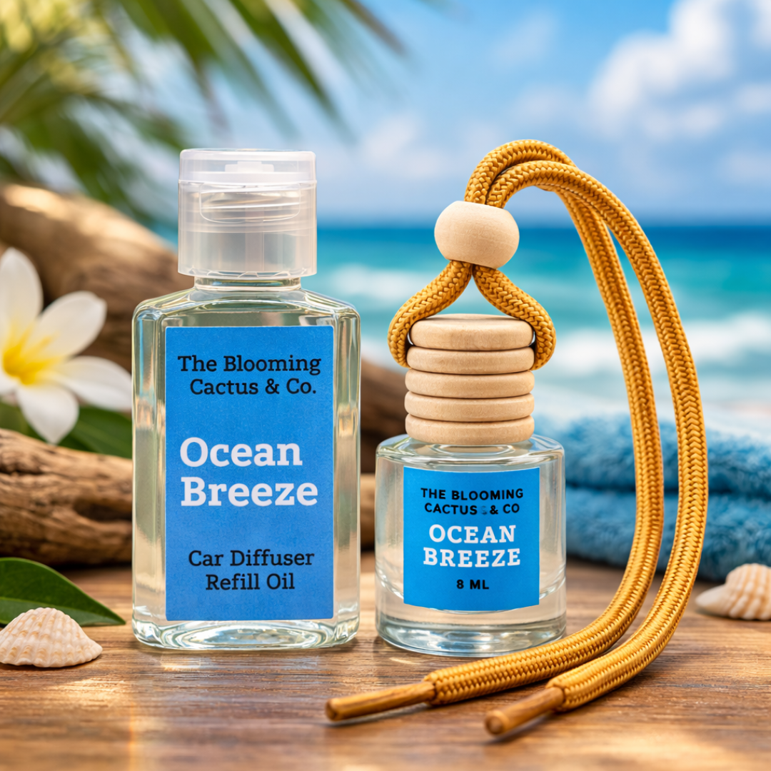 8 ml Car Air Freshener with 1 Oz Refill included